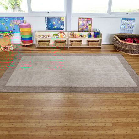 Two Tone Border Rectangular Carpet  hi\-res