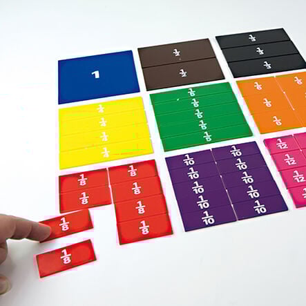 Printed Proportional Fraction Squares 51pcs  hi\-res