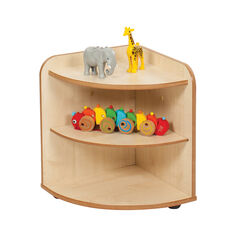 Solway Early Years 2 Shelf Corner Storage Unit  hi-res