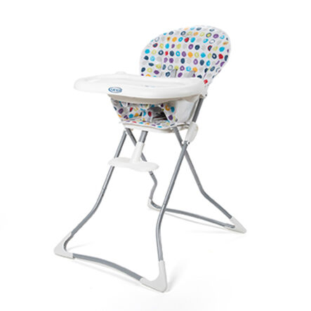 Folding Patterned Baby Highchair  hi\-res