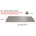 Four\-Fold Gym Exercise Mat 6x2ft  hi\-res