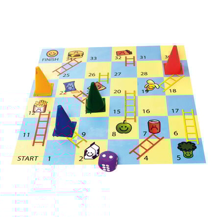 1.5m Large Snakes and Ladders Healthy Eating Game  hi\-res