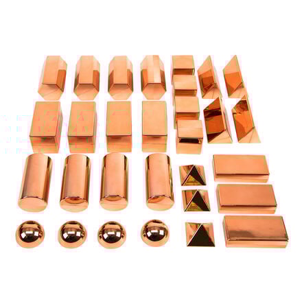 TTS Rose Gold Metallic Mini Blocks 32pk  hi\-res