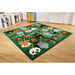 3m x 3m Wild Animals Square Placement Rug  hi\-res