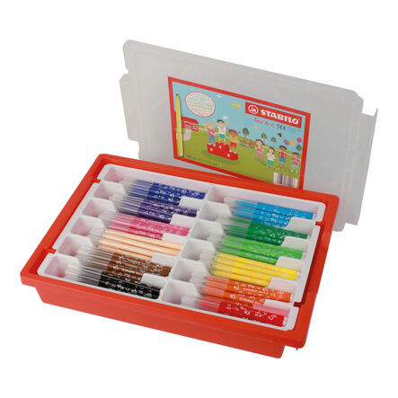STABILO Trio Colouring Triangular Pens Assorted 144pk  hi\-res