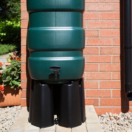 100L Water Butt complete with stand  hi\-res
