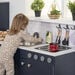 Modern Living Sink and Hob Unit  hi\-res
