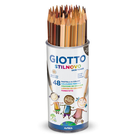 Giotto Skin Tones Coloured Pencils Assorted 48pk  hi\-res