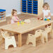 Children’s Large Natural Wooden Table  hi\-res