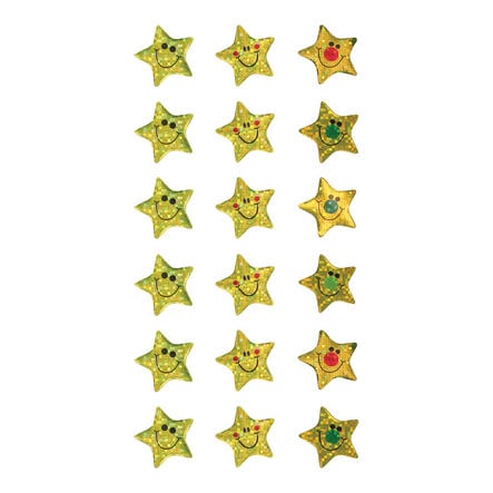 Sparkly Gold Star Praise Stickers 360pk  hi\-res
