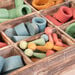 Loose Parts Wooden Shapes Large 72 Piece Set \- Earth  hi\-res