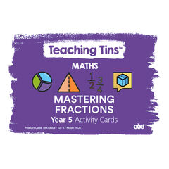TTS Mastering Fractions Activity Cards Year 5 100pk  hi-res