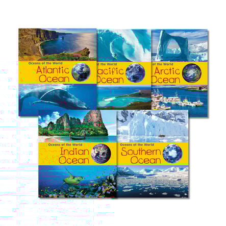 Oceans of the World Book Pack 5pk  hi\-res