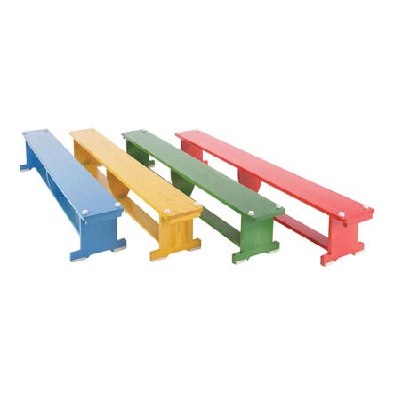 Niels Larsen Team Colour ActivBenches Gym Bench 2m Multi 4pk  hi\-res