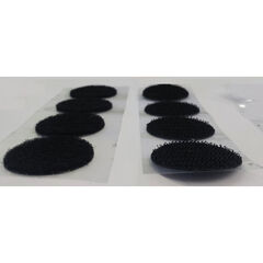 Black Hook and Loop Spots 125pk  Black Hook and Loop Spots 125pk  hi-res