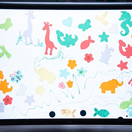 TTS Light Panel Messy Play Clear Plastic ProtectiveCover 4pk  hi\-res
