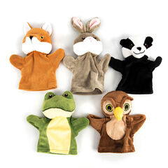 Role Play Wildlife Puppet Set 5pcs  Role Play Wildlife Puppet Set 5pcs  hi-res