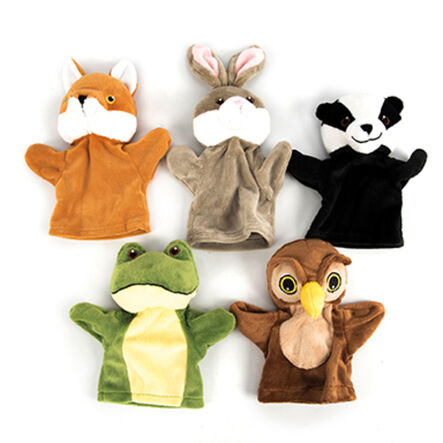 Role Play Wildlife Puppet Set 5pcs  hi\-res