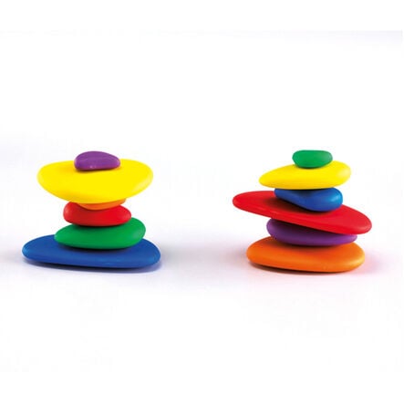 Sort and Pattern Rainbow Pebbles  hi\-res