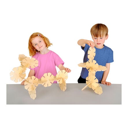 Polydron Wooden Octoplay Construction Set  hi\-res