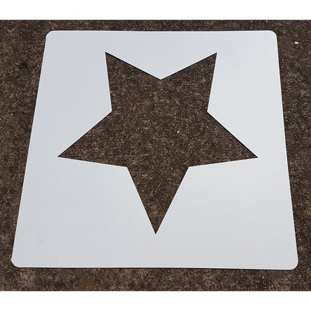 Social Distancing Playground Footprint Stencils 10pk  hi\-res