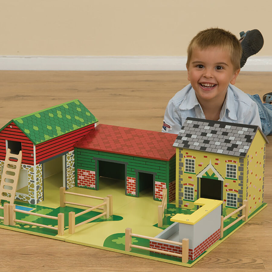 Small World Oldfield Farm Set Small World Buildings TTS