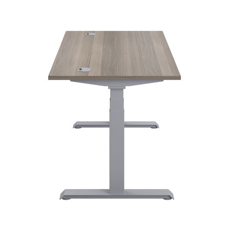 Height Adjustable Table Oak  hi\-res