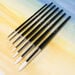 White Sable Substitute Paint Brushes 10pk  hi\-res