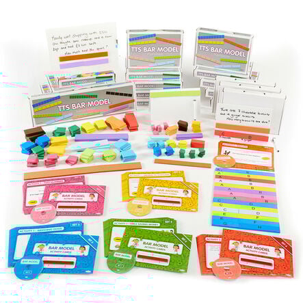 TTS White Rose Maths Bar Modelling Kit  hi\-res