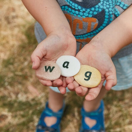 Alphabet Pebbles 26pk  hi\-res