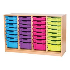 36 Tray Quadrouple Column Storage Unit  hi-res