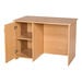 Premium Teacher\'s Desks With locking Cupboard Beech  hi\-res