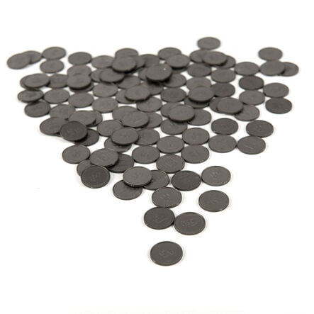 Plastic Play Money Coins 5p \- 100pk  hi\-res