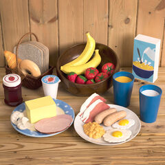 TTS Role Play Breakfast Food Set 32pcs  TTS Role Play Breakfast Food Set 32pcs  hi-res