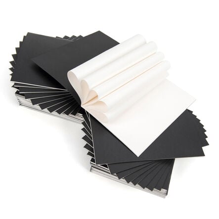 Pisces Laminated Cover Sketchbooks Matt Black A4 120gsm 40pk  hi\-res