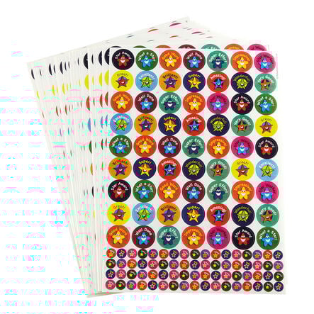 Praise Star Stickers Bulk Pack 3720pk  hi\-res