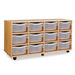 Mobile Tray Storage Unit With 12 Deep Trays  hi\-res