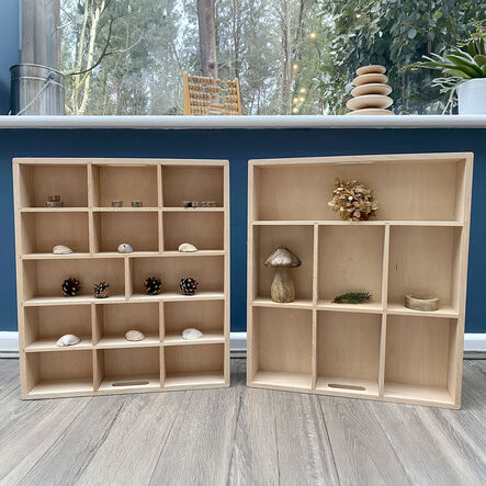 Loose Parts Wooden Sorting Trays  hi\-res