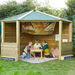 TTS Wooden Outdoor Corner Play Cottage  hi\-res