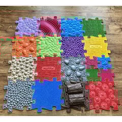 Happy Feet Sensory Play Mats 19pk  Happy Feet Sensory Play Mats 19pk  hi-res