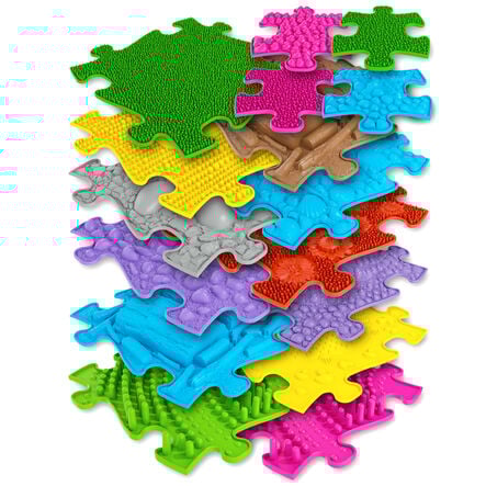 Happy Feet Textured Play Mats 16pk  hi\-res