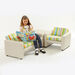 Stripe Corner Children’s Sofa Set Cream Cream hi\-res
