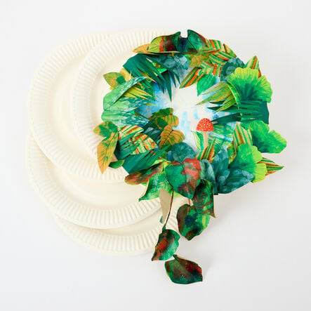 White Paper Plates Bulk 300pk  hi\-res