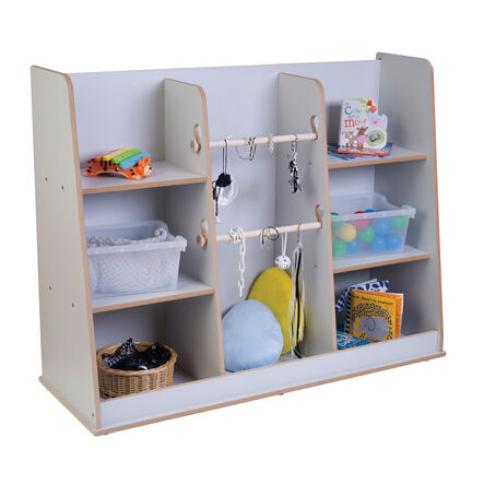 Free Standing Loose Parts Shelf Grey  hi\-res