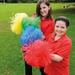 Cheerleader Dance Pom Poms 4pk  hi\-res