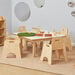 Toddler Low Square Table H380mm Single Table  hi\-res