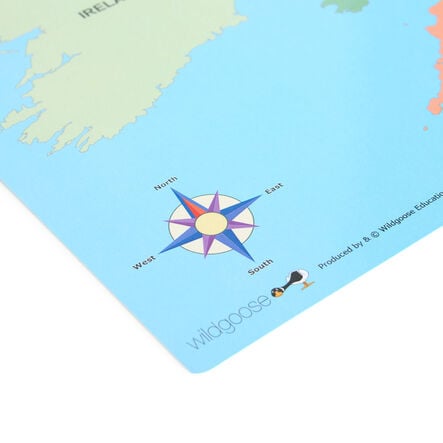 A3 Wipeable Map of the UK Double sided 10pk  hi\-res