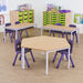 MDF Edge Welded Frame Trapezoidal Table  hi\-res