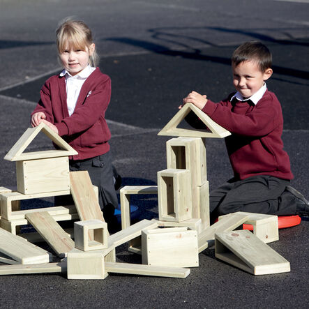 TTS Giant Outdoor Wooden Hollow Building Blocks  hi\-res