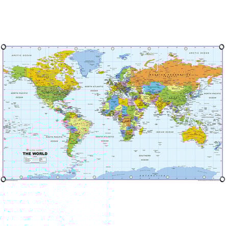 World Map Vinyl A1  hi\-res